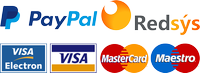 Logos paypal visa mastercard maestro redsys footer